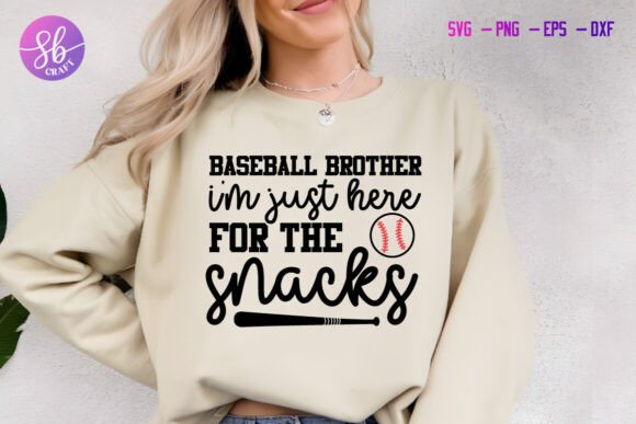 Baseball I’m Just Here for the Snacks