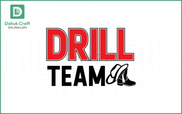 Drill Team Mom Red SVG