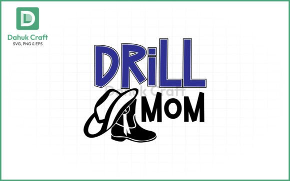 Drill Team Mom Western SVG