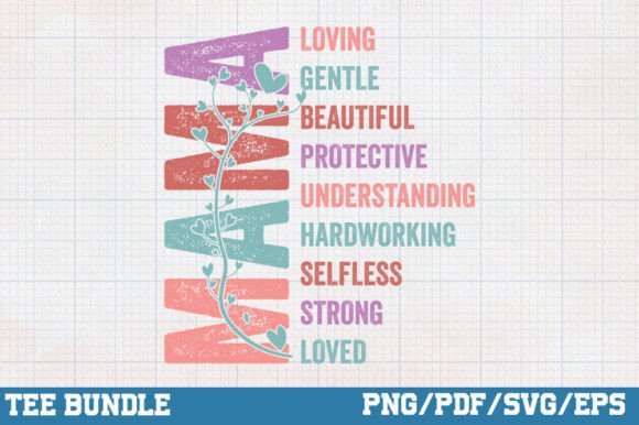Mama PNG, Mother’s Day SVG, Mom Life