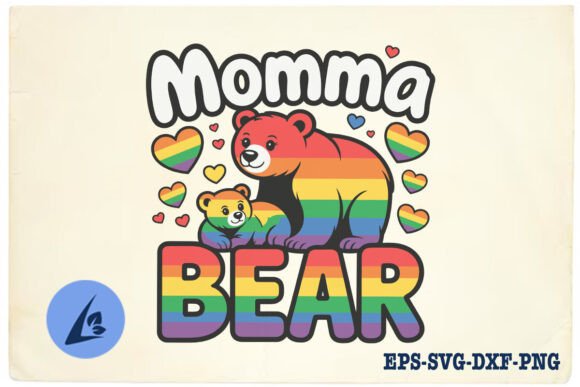 Momma Bear Free Hugs Mom Love SVG