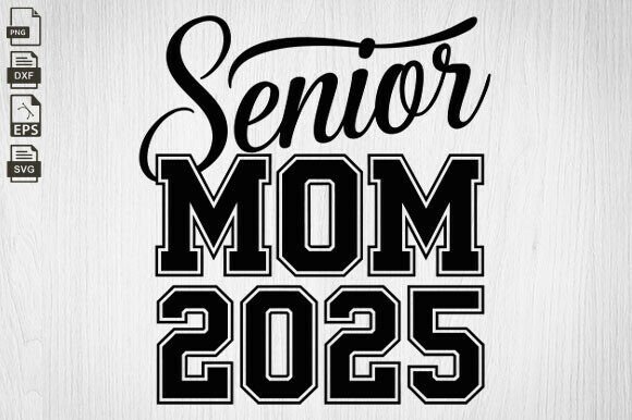 Senior Baseball Mom 2025 SVG