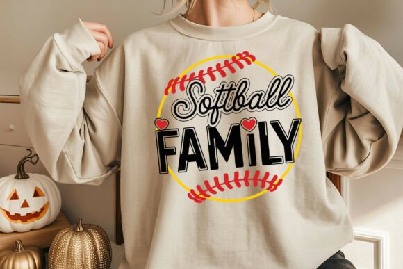 Softball Family SVG Mom Dad Shirt SVG